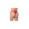Nuisette courte grande taille rouge et string 